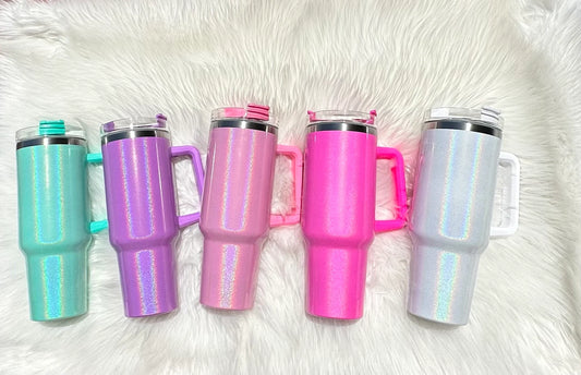 40oz shimmer tumbler