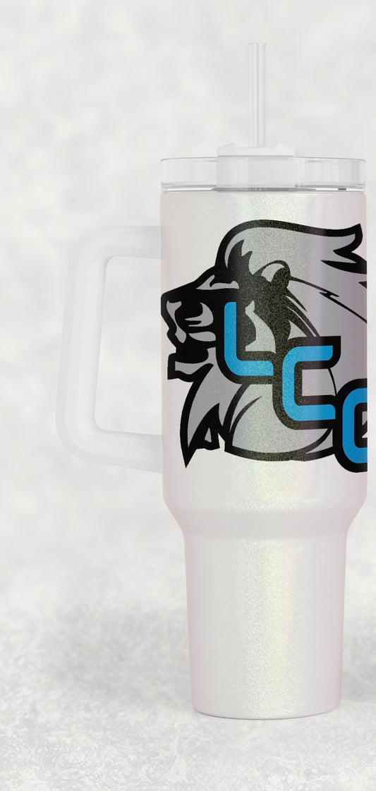 40oz Shimmer Lions Cheer Company