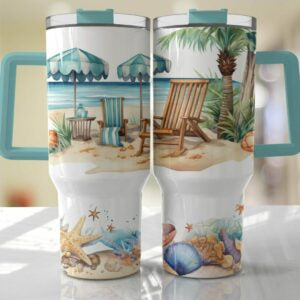 40oz Beach Chair tumbler