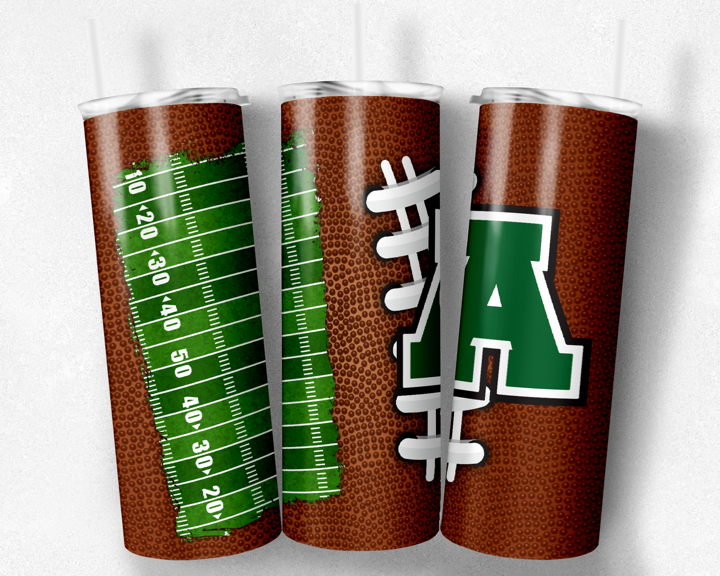 A Football tumbler