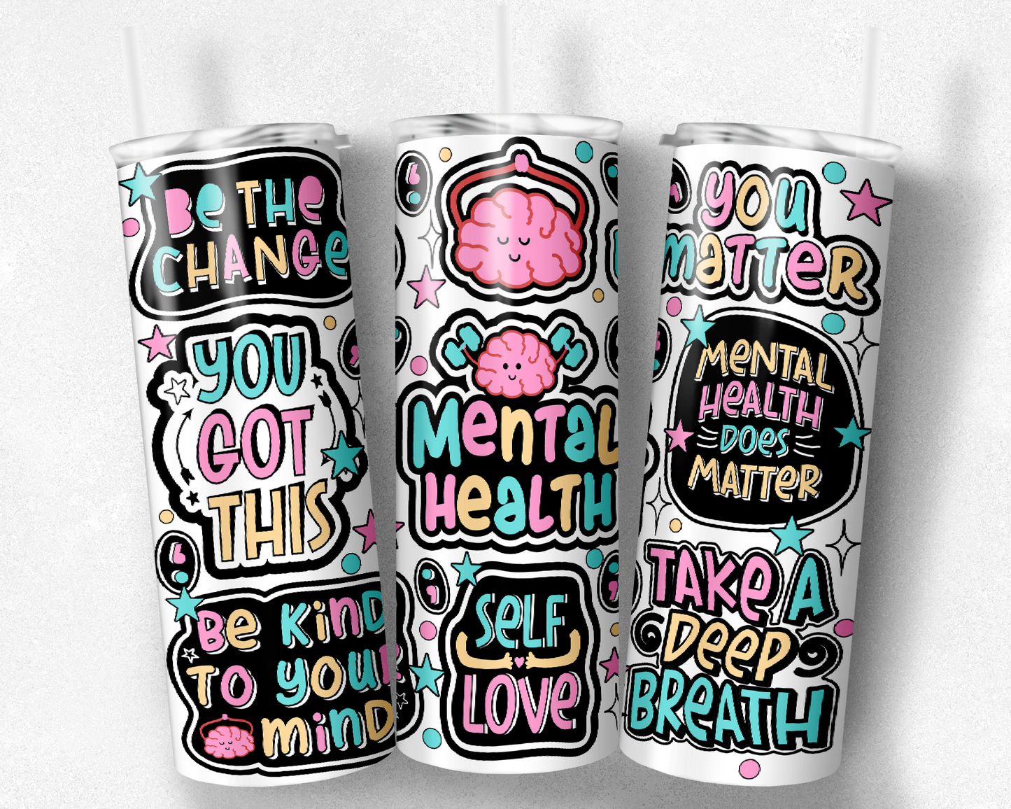 Mental Health tumbler