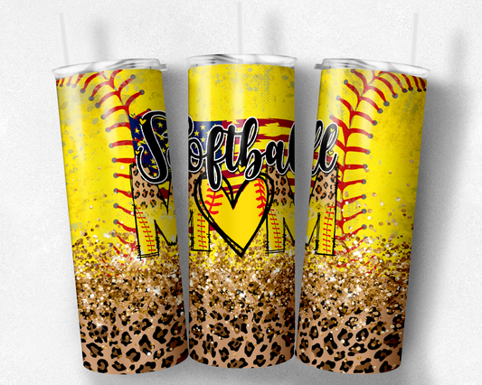 20oz softball mom