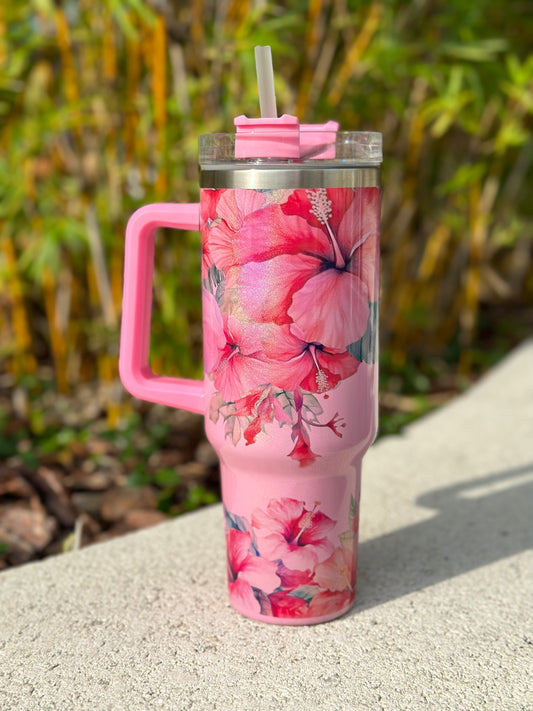 Shimmer Pink Flowers