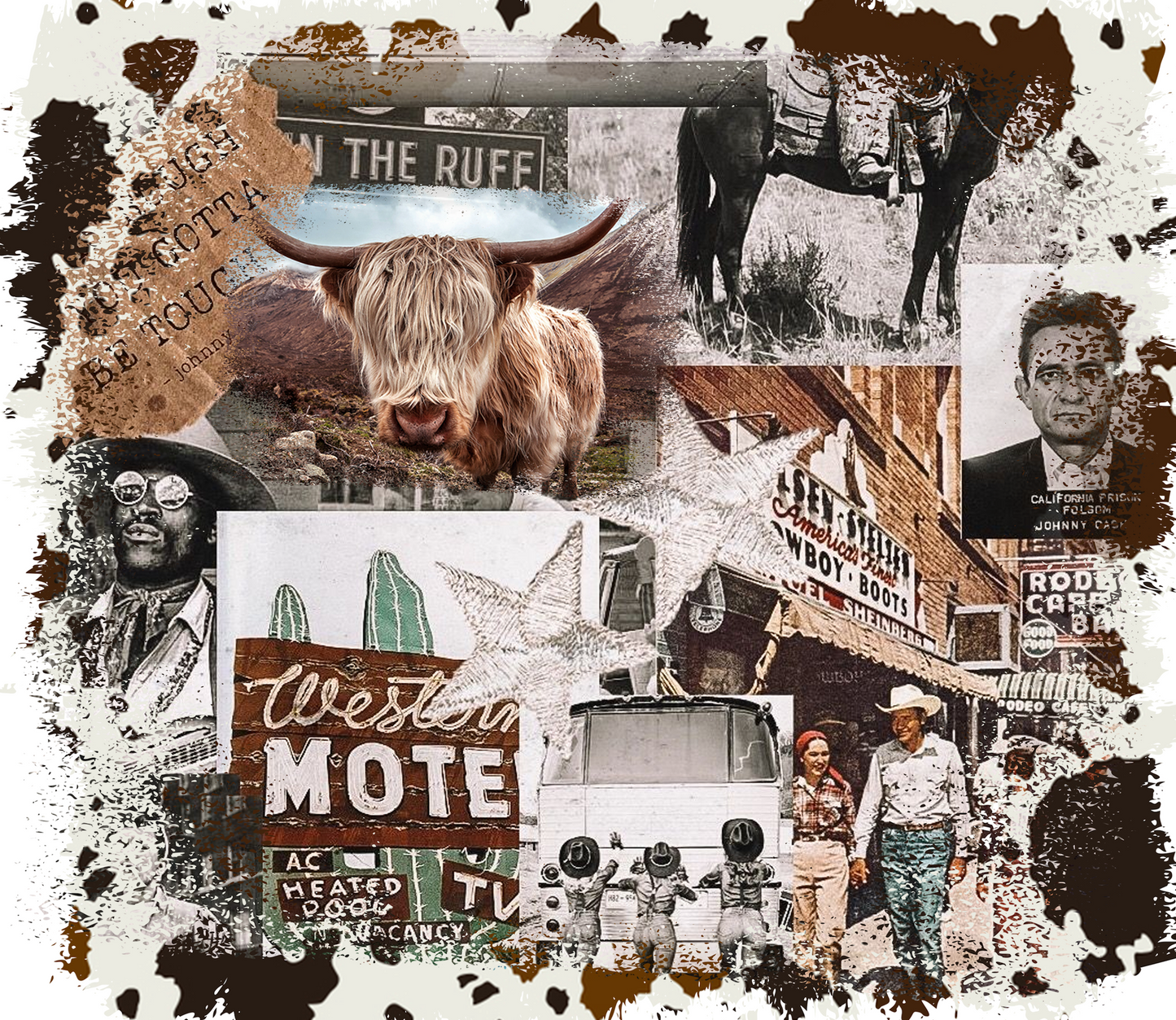 Western Collage Tumbler
