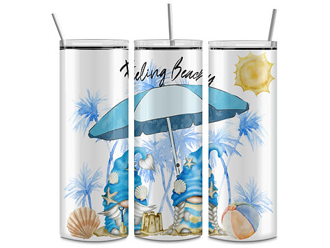 Feeling Beachy Gnome Tumbler