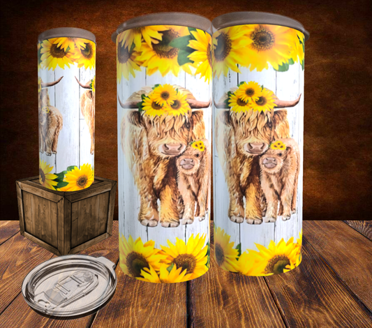 Cows and Sunflowers
