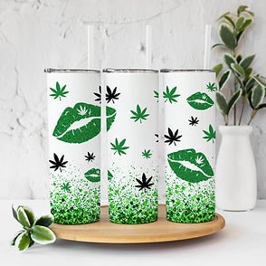 Kisses weed tumbler