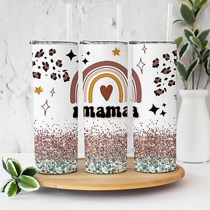 Mama Rainbow Glitter