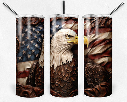 3d Eagle patriotic