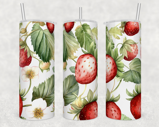 Strawberry 20oz tumbler