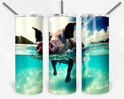 Piggy summer tumbler