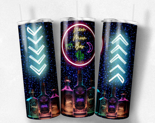 Neon Moon Bar western tumbler