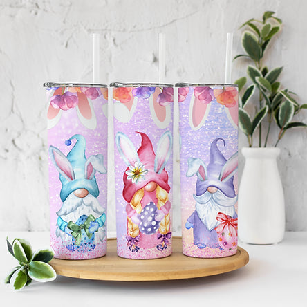 Gnome Easter Bunny Tumbler