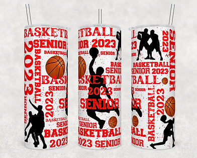 Basketball Senior 2023 tumbler