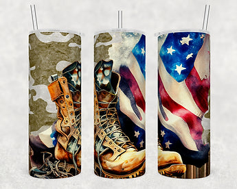 Patriotic Boot tumbler